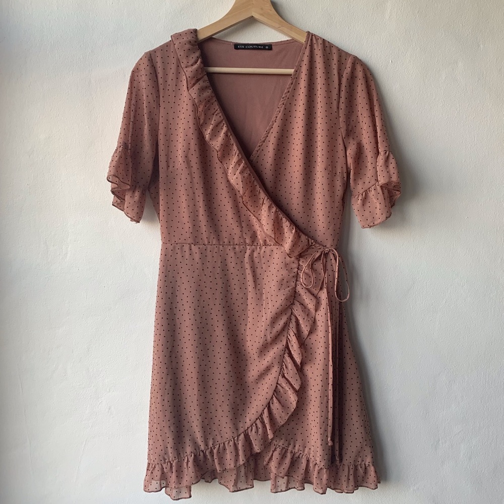 Polka Dot Wrap Dress